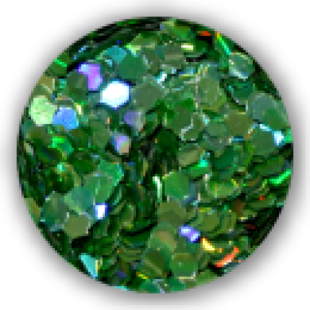 Dazzling Paillets 3mm -grün hologramm-