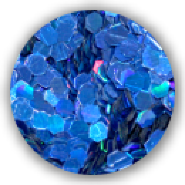 Dazzling Paillets 3mm -blau hologramm-