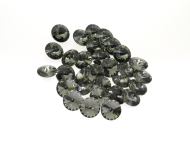 Swarovski Rivoli 8 mm -black diamond- 3 Stk