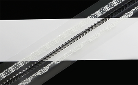 Black and White Sticker Borte