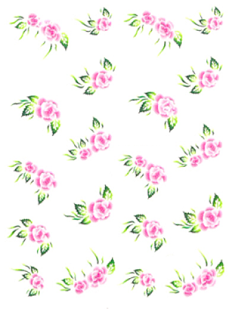 One Stroke Sticker "Rose"