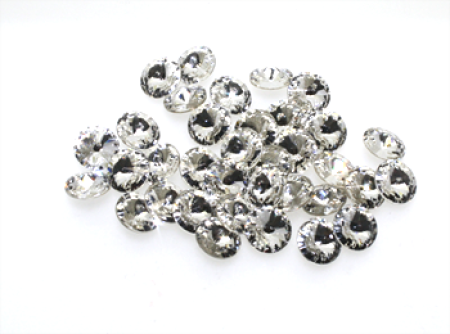 Swarovski Rivoli 8 mm -crystal- 3 Stk