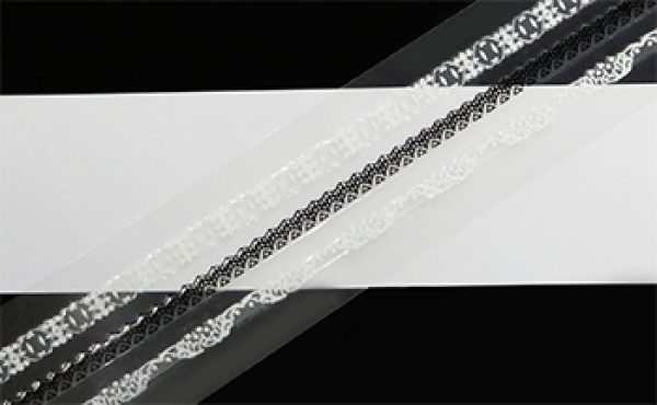 Black and White Sticker Borte