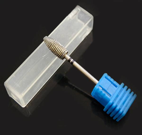 Fräseraufsatz Spitzkegel Karbid blau