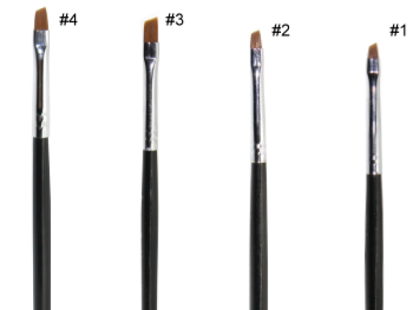 One Stroke Pinsel #1 - #4 SET-Preis