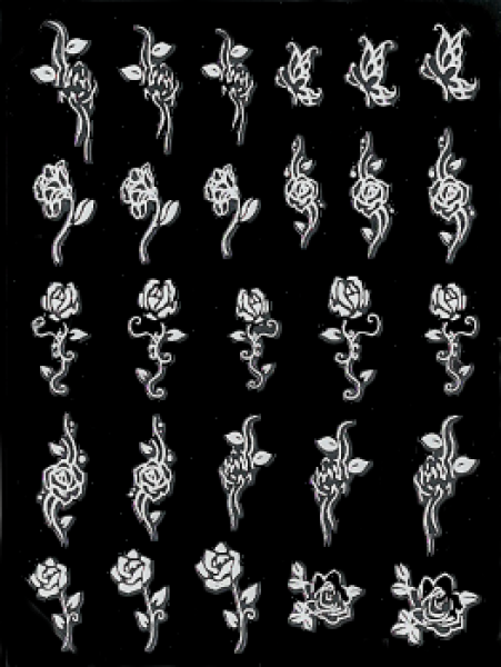 White "Flowers & Roses"