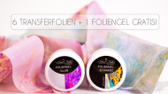 TOP SET - 6 Transferfolien + 1 Foliengel GRATIS