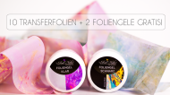 TOP SET - 10 Transferfolien + 2 Foliengele GRATIS