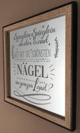 -NEU- StudioDekospiegel "Spieglein Spieglein an der Wand"