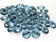 Swarovski Rivoli 8 mm -aquamarine- 3 Stk