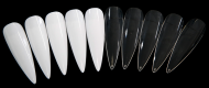 -NEU- Stilettotips HELENE gr. Klebeflaeche weiss